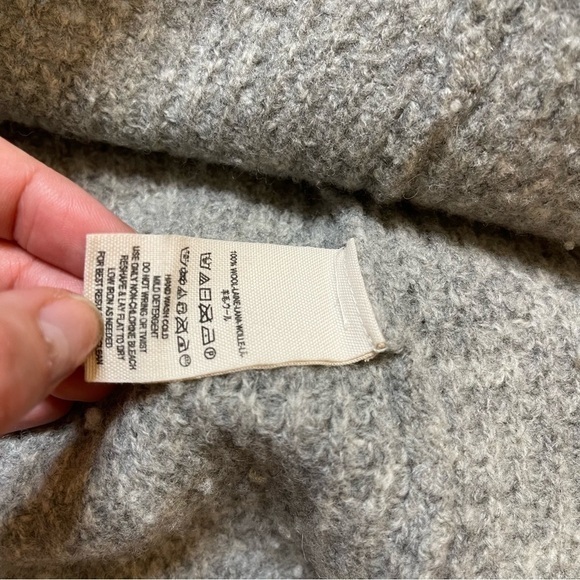 Free People Sidewinder wool cowl neck gray sweater - Picture 6 of 8
